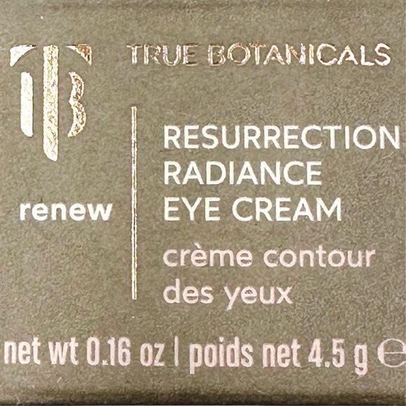 True Botanicals Renew Resurrection Radiance Eye Cream - .16 oz / 4.5 g - Picture 3 of 3